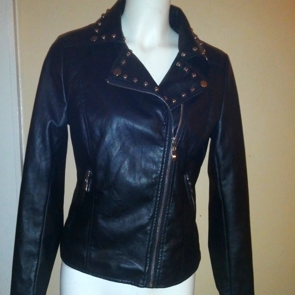 Faux Leather Jacket